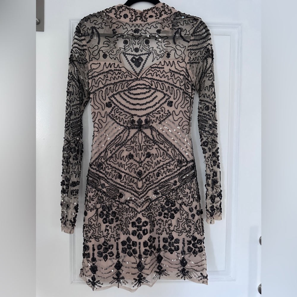 Like skin! Mesh sequence dress. Length to knees/little higher